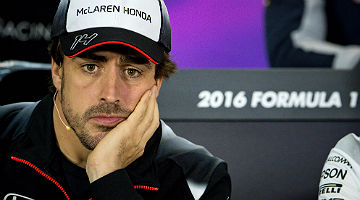 Alonso admitiu ainda que não foi agradável receber a notícia de que estava vetado