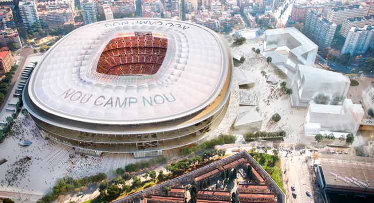 Diretoria do Barcelona mostrou como ficará o estádio depois de passar pelas reformas de modernização