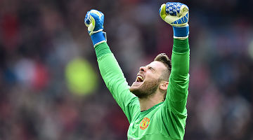De Gea defendeu cobrança de Lukaku, do Everton, em vitória que garantiu vaga em final