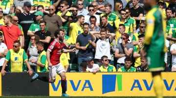 Mata foi o autor do gol da vitória do United