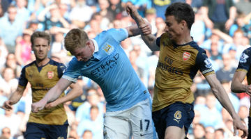 De Bruyne foi um dos pilares do City no empate