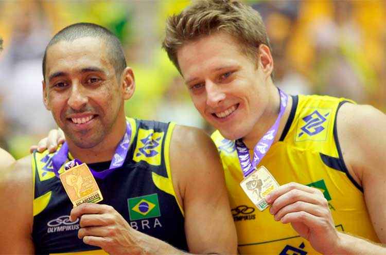 Serginho (E) disputará a sua quarta Olimpíada, enquanto Murilo, aos 35 anos, está na terceira disputa