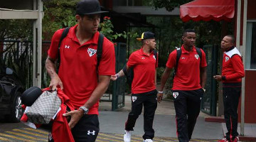 São Paulo chegou a BH nesta terça-feira