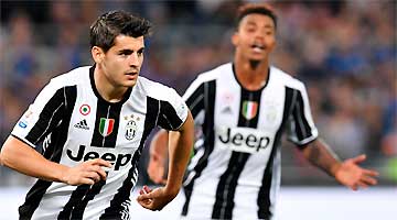 Morata deixa banco e garante vitória e título da Juventus na prorrogação em Roma