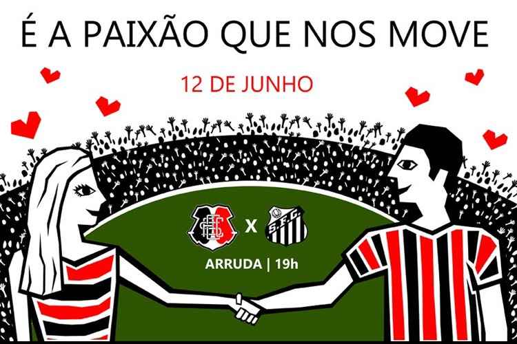 Santa Cruz já trabalha ação para o jogo contra o Santos nas redes sociais de olho em público maior