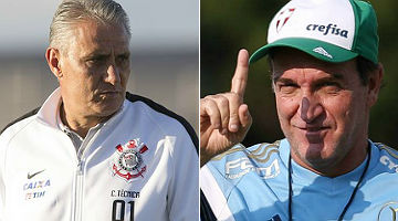 Corinthians e Palmeiras, de Tite e Cuca, disputam clássico de olho no topo da tabela 