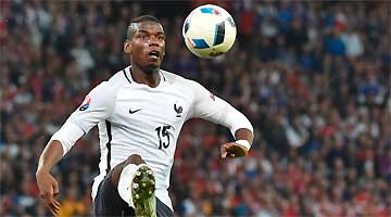 Pogba é uma das estrelas da França na Eurocopa e empresário admite transferência