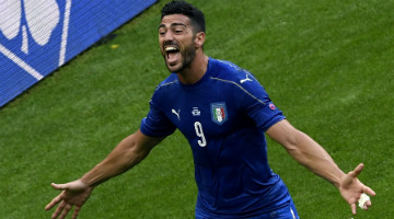 No fim, Pellè marcou o segundo gol da Itália