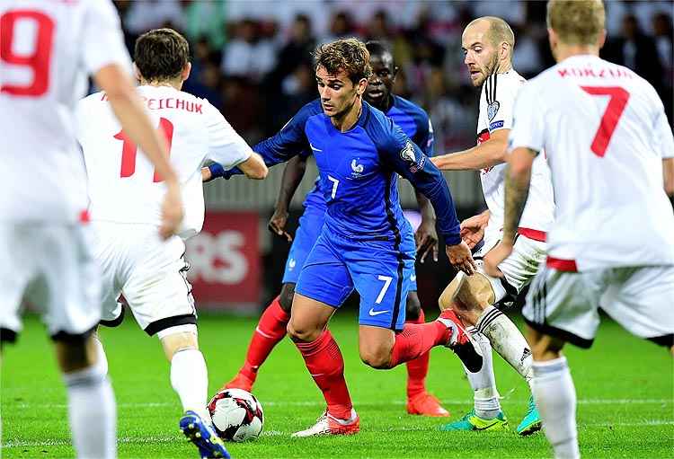 Seleção Francesa de Antoine Griezmann amargou empate sem gols fora de casa nas Eliminatórias