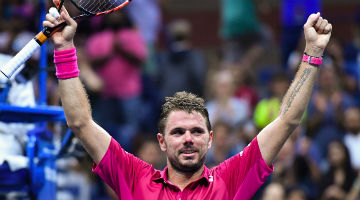 Wawrinka celebra vitória no US Open