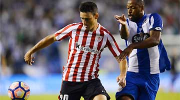 Atlhetic Bilbao faz 1 a 0 no La Coruña e conquista primeira vitória no campeonato