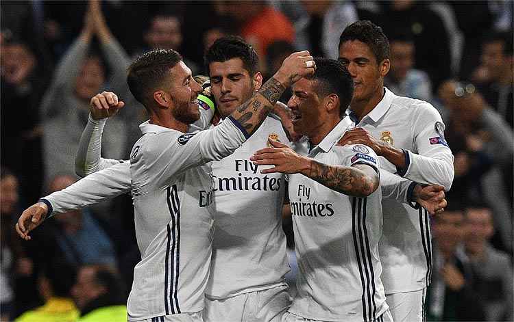 Bruno César abriu o placar, mas Cristiano Ronaldo e Morata conseguiram levar os merengues à vitória