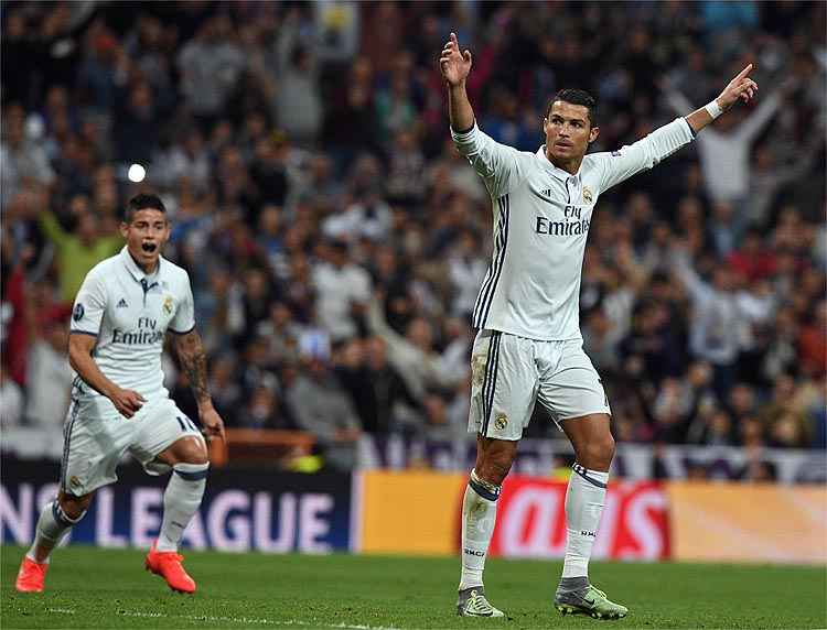 Cristiano Ronaldo teve comemoração discreta ao marcar gol de empate contra ex-clube