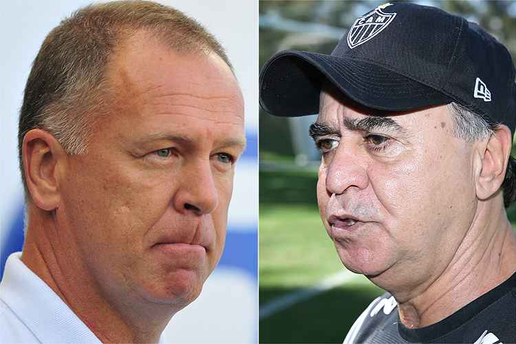 Mano Menezes e Marcelo Oliveira se encontram no clássico enter Cruzeiro e Atlético, neste domingo, às 16h