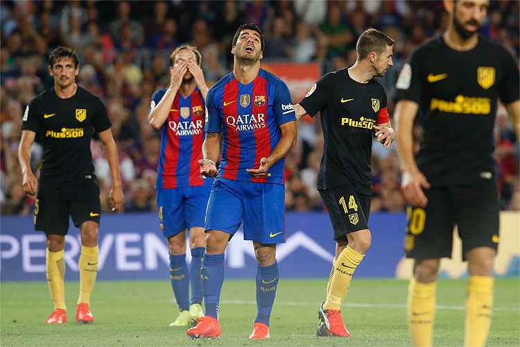 Barcelona e Atlético de Madrid perderam a chance de se aproximar do Real Madrid na tabela