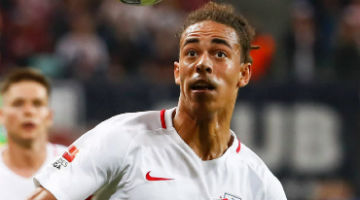 Yussuf Poulsen fez o segundo do Leipzig