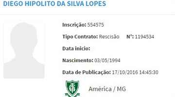 Rescisão foi publicada na tarde desta segunda