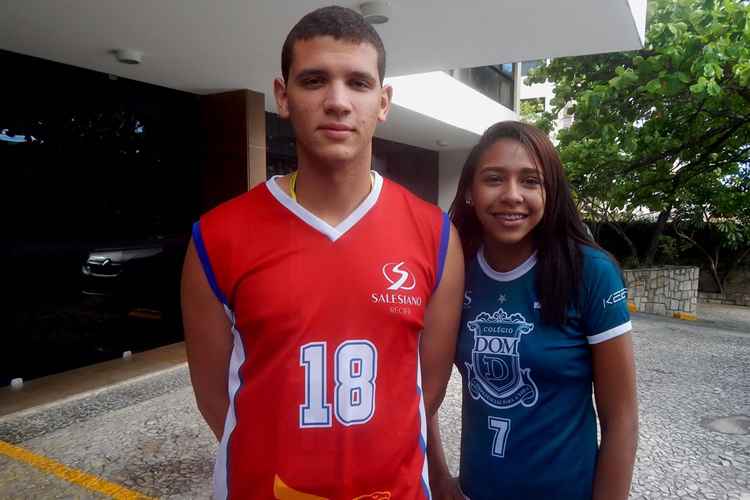 Danilo Brito, do basquete, e Amanda Marques, do voleibol, têm passagem por seleções brasileiras de base