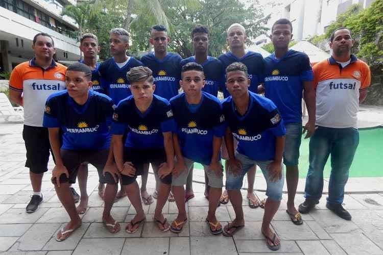 Meninos do futsal vêm fazendo bonito e representando bem Pernambuco em João Pessoa