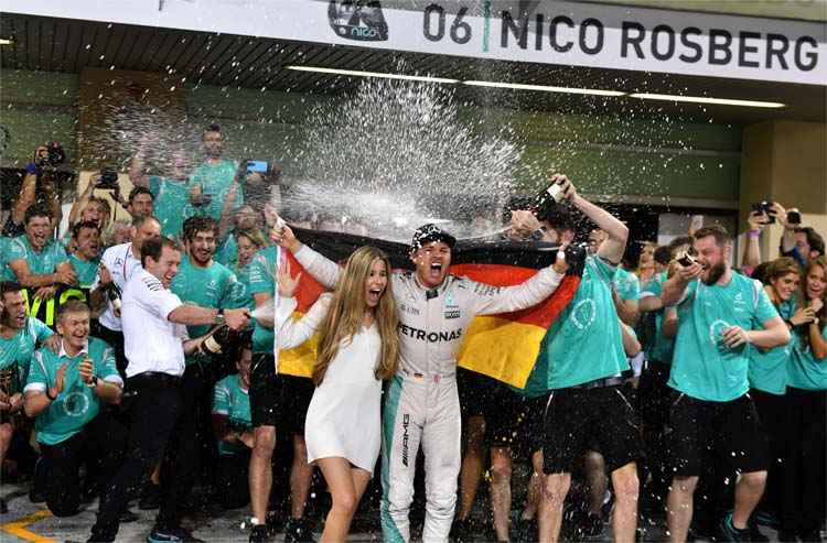 Nico Rosberg é o quarto alemão a se sagrar campeão da Fórmula 1