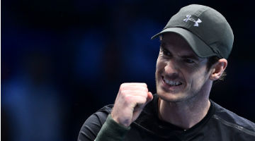 Murray terminou a temporada líder no ranking da ATP