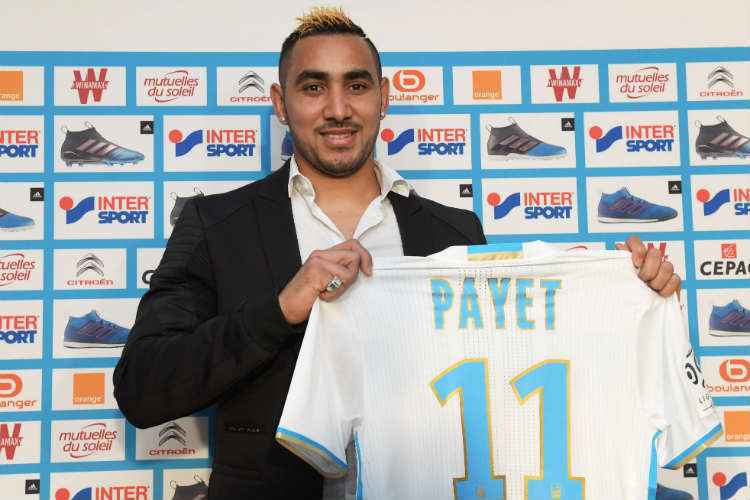 Payet já posou com a camisa 11 no retorno ao Olympique