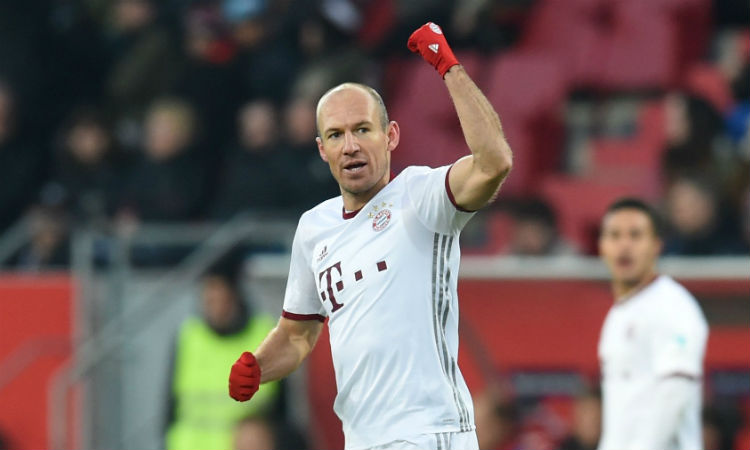 Robben fechou o placar da vitória difícil do Bayern fora de casa