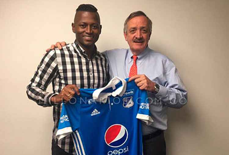 Atacante Duvier Riascos enfim foi anunciado como reforço do Millonarios para a temporada 2017