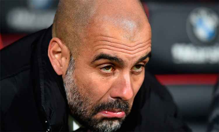 Guardiola repetiu a informação inicial de que Gabriel Jesus ficará afastado por até três meses