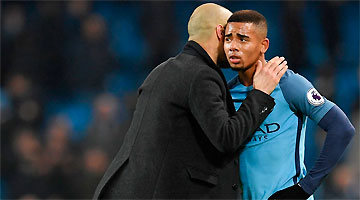 Guardiola não dá certeza se Gabriel Jesus voltará antes do fim da temporada