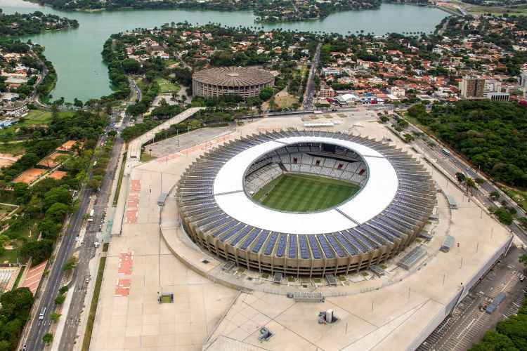 Americanos têm acesso pelo Mineirinho (fundo à esq); atleticanos pela Esplanada Norte (fundo à dir)