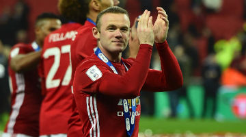 Rooney conquistou a Copa da Inglaterra 2016/2017 com a camisa do Manchester United