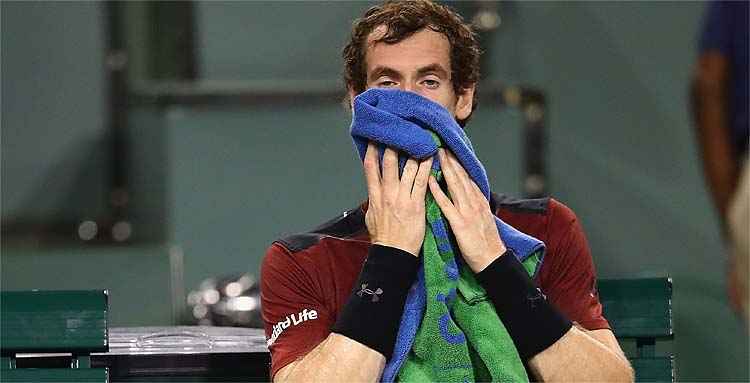 Líder do ranking mundial, Andy Murray sofreu a sua pior derrota em muito tempo