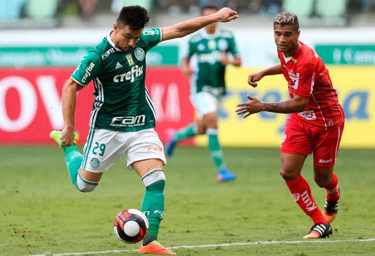 Palmeiras ficou à frente no marcador por duas vezes, mas permitiu o empate do Audax