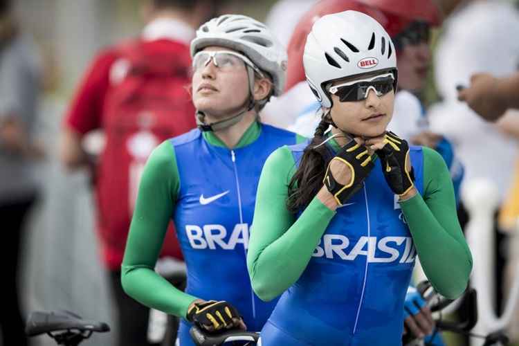 Pilota da ciclista Márcia Ribeiro na Rio-2016, Mariane vira voluntária no Parapan de Jovens