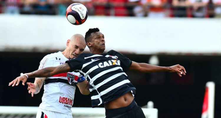 Maicon e Jô foram os autores do empate por 1 a 1 entre São Paulo e Corinthians, no Morumbi