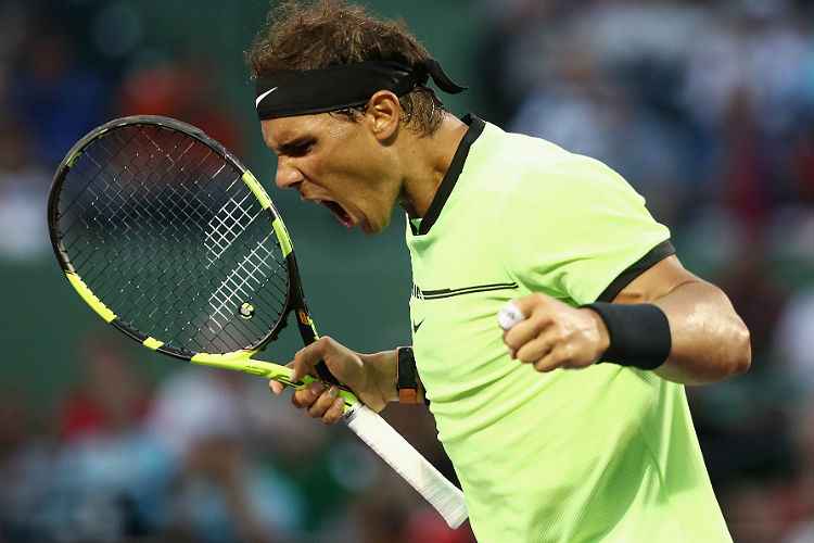 Rafael Nadal supera início ruim na partida e confirma favoritismo contra Philipp Kolshreiber,em Miami