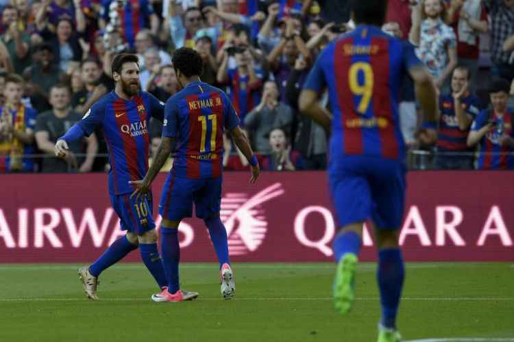 Trio Messi, Suárez e Neymar marcou todos os gols da goleada por 4 a 1 sobre o Villarreal