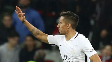 Marquinhos celebra gol marcado pelo PSG