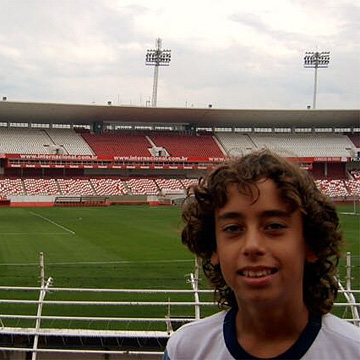 Em 2008, visita ao antigo Beira-Rio. A partir de 2012, a sua casa no futebol até maio de 2017