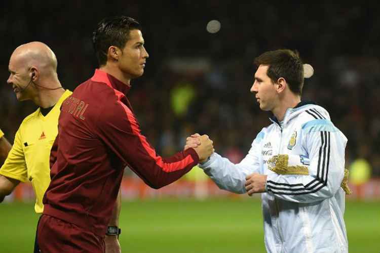 Cristiano e Messi são os dois principais jogadores da atualidade
