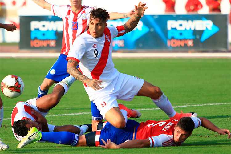 Guerrero foi o autor do gol solitário do Peru na vitória diante do Paraguai em amistoso