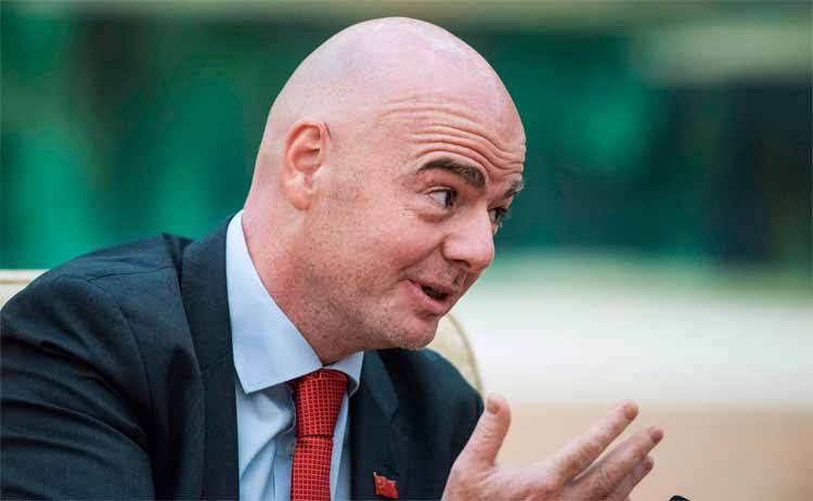 Presidente da Fifa Gianni Infantino disse que serão feitas mudanças na luta contra a discriminação