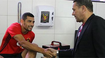 Diego Souza e Luxemburgo: juntos no Sport