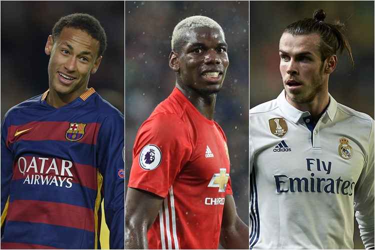 Neymar, Paul Pogba e Garet Bale estão entre os jogadores agenciados por esses grandes empresários