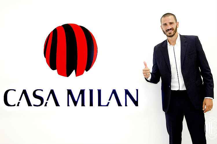 Zagueiro da Seleção Italiana, Bonucci foi anunciado como reforço do Milan nesta sexta-feira