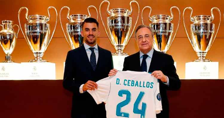Ceballos chega ao Real Madrid inicialmente para compor o estrelado elenco da equipe