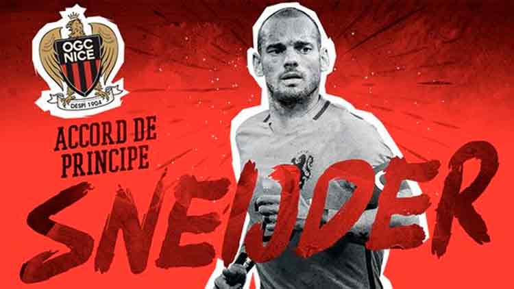 Holandês Wesley Sneijder, ex-Real Madrid e Inter de Milão, atuará no futebol francês pela primeira vez