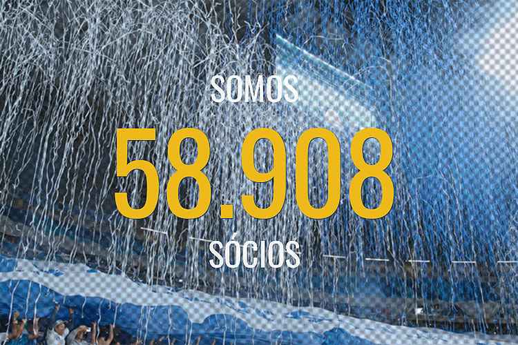 Conforme o site Sócio do Futebol, Cruzeiro conta com 58.908 cadastrados. Números devem aumentar