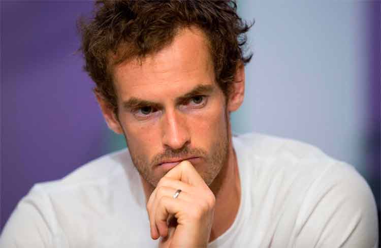 Andy Murray não participou do US Open e não entra em quadra desde a eliminação em Wimbledon